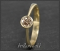 Preview: Lupenreiner Ring aus 585 Gold, 0,45ct Brillant